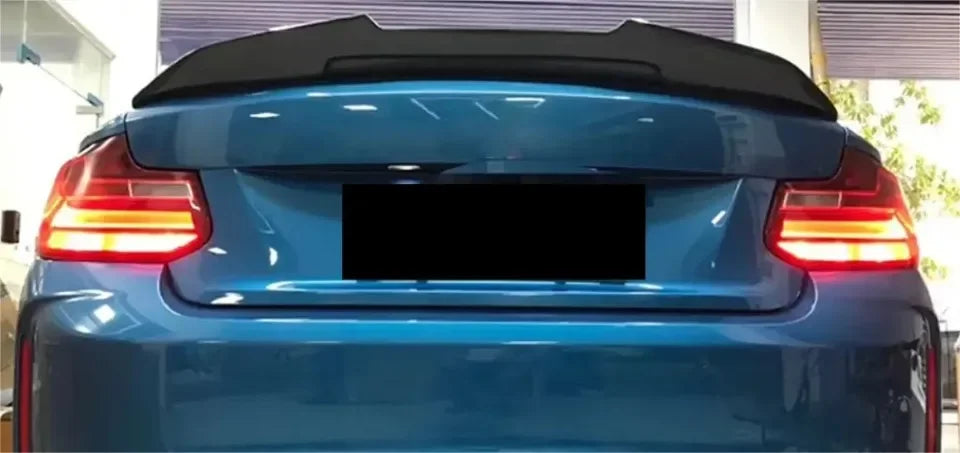 XVIP Fiber M4 Style Car Rear Trunk Spoiler Wing Lip For BMW 2 Series F22 F87 2014-20 M2 Gloss Spoiler Accessories Exterior Wings