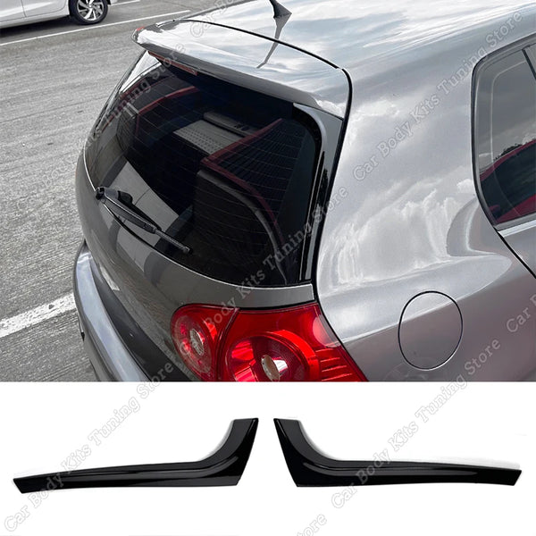 New! For VW Volkswagen 2006 2007 2008 2009 Golf 5 MK5 R32 GTI R Rear Side Spoiler Wing Trim Cover Tail Window Lid Modification