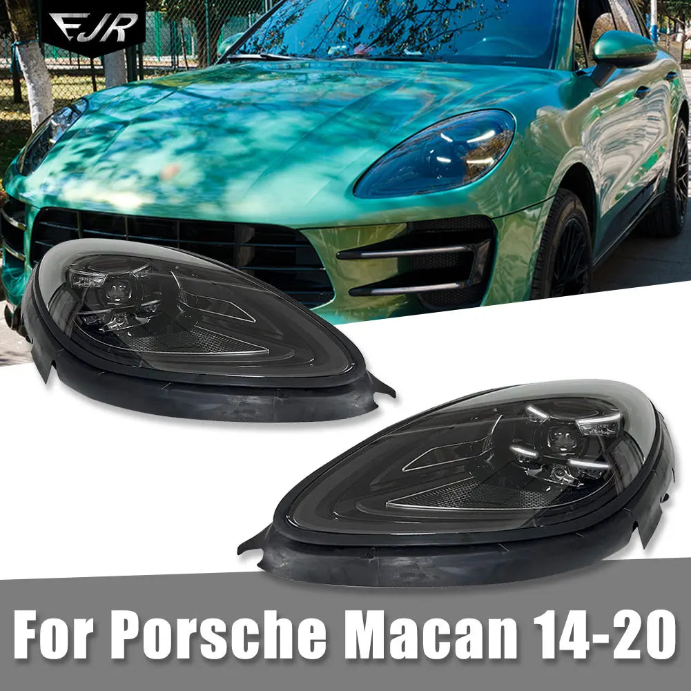 Car LED Headlights For Porsche Macan 2014-2022 Old Upgrade New 2023 Matrix Front Head Light Auto Lamp Accessories