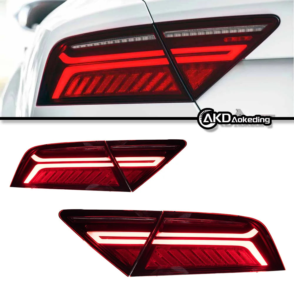AKD Car Styling for Audi A7 Tail Lights 2011-2018 RS7 LED Tail Light Rear Lamp DRL Dynamic Signal Reverse Automotive Accessories