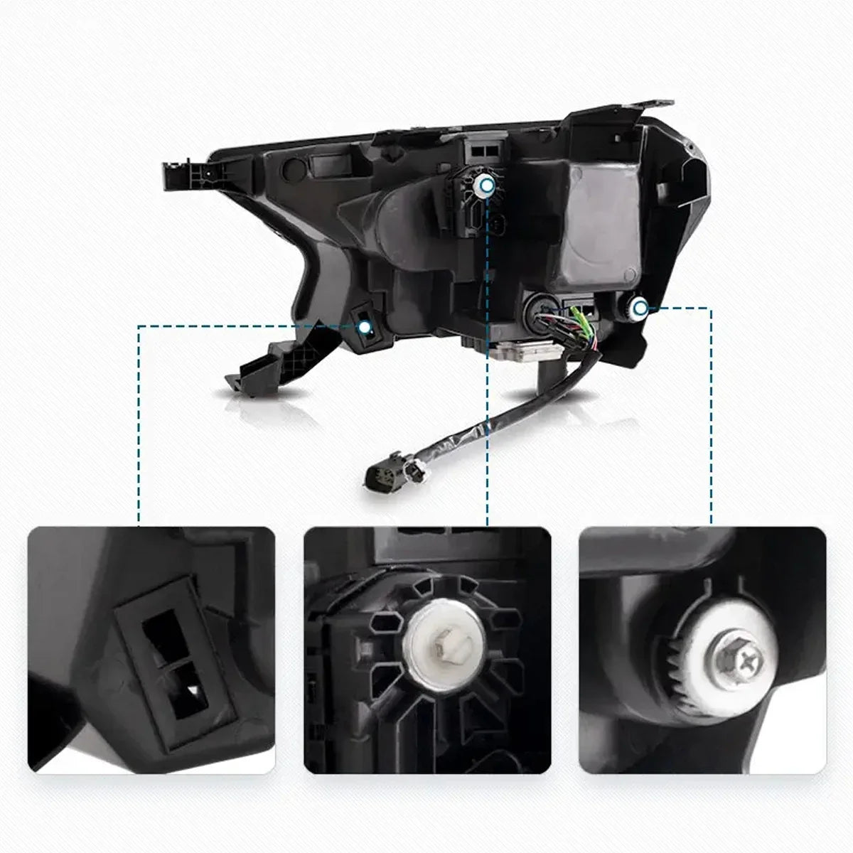 Auto Parts LED Head Lamps Car Headlights Assembly Front Lamp 2015-2018 2019 2020 w/Sequential Turn Signal For Ford Ranger T6 T7