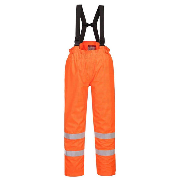 Portwest S781 Bizflame Rain Lined Hi-Vis Antistatic FR Bib & Brace