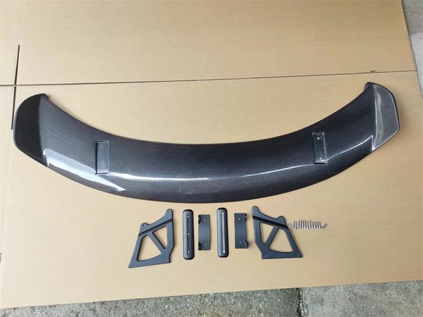 For Porsche Boxster Cayman 718 981 987 New GT4  Rear Trunk Spoiler Wing Rear Trunk Big Spoiler Lip Wing Carbon Fiber / FRP Black