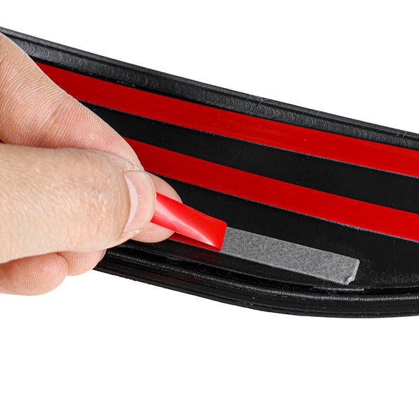 For Volkswagen For VW Tiguan MK1 Glossy Black Car Rear Window Side Spoiler Canard Splitter Trim Spoilers Replacement 2007-2016