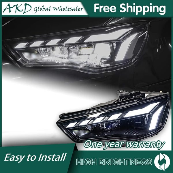 Car For Audi A3 8V 2013-2016 Sedan S3 Hatchback RS3 Headlights Drl Hella Led Bi Xenon Bulb Fog Lights Car Accessory Head Lamp