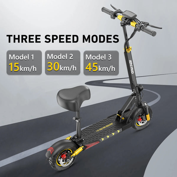 IENYRID M4 Pro S+Electric Scooter 800W Motor 48V 12.5AH Battery 10"Tire Escooter 45km/h Max 40-50KM Range Disc Brake LCD Display