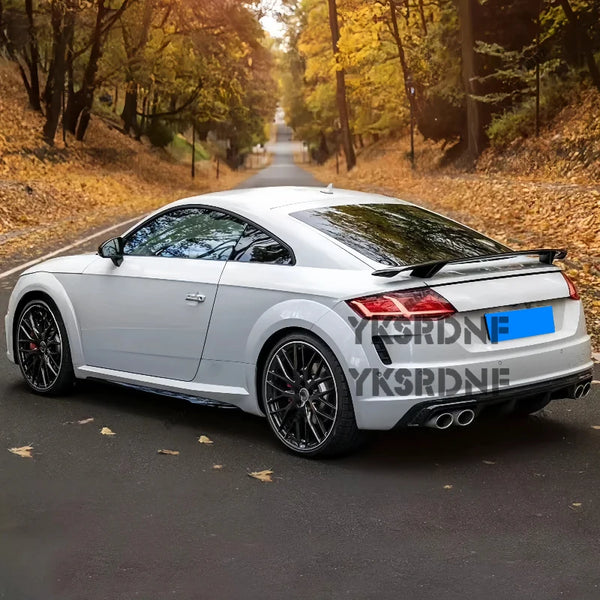 Carbon Fiber Car Rear Trunk Spoiler Wings For Audi TT MK2 MK3 8S TTS TTRS Sline Coupe 2008-2020 Rear Spoiler Boot Lid Wing Lip