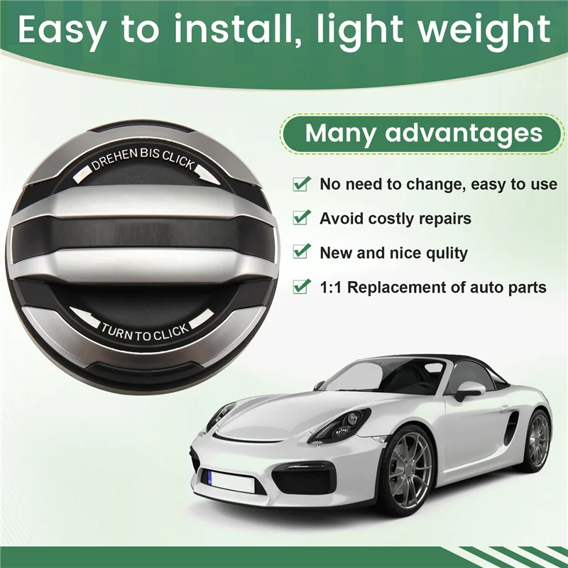 For Boxster Cayman 981 2013-2016 Compatible Car Fuel Cap Oil Tank Cover 971044251 971044261