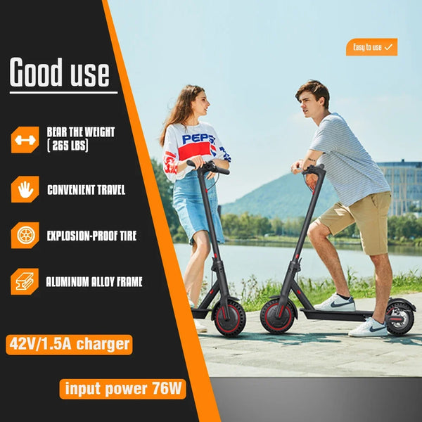 FREEBOY J-03 Adult Electric Skateboard 350W Electric Scooter  36V10.4AH Battery E-Scooter 8.5 Inch Tire Foldable Escooter