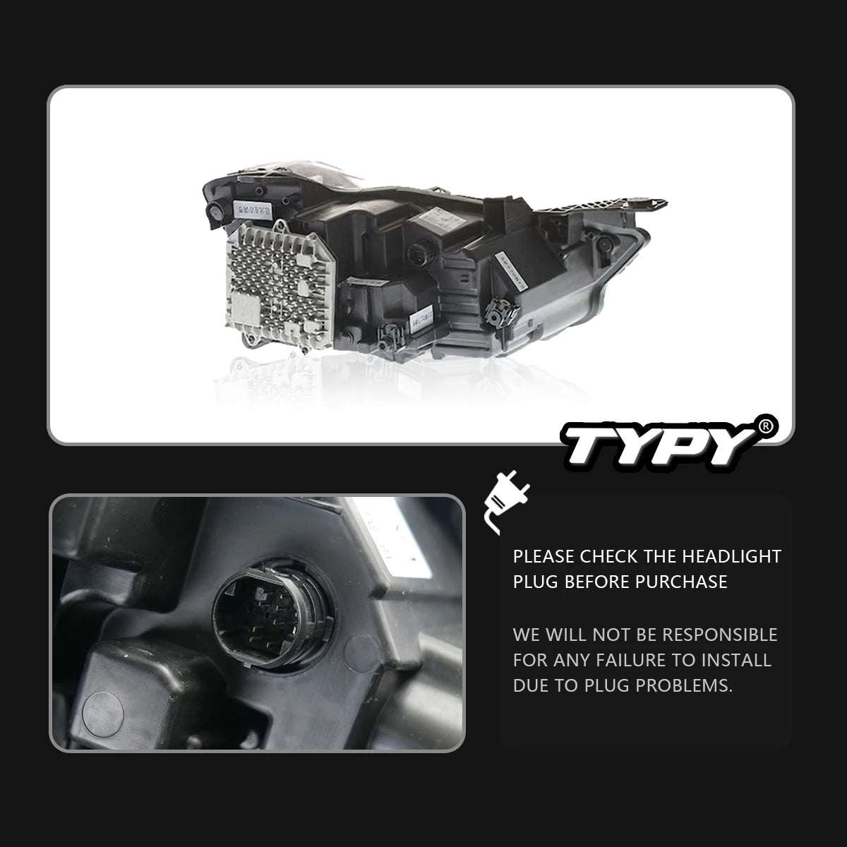 TYPY Car Headlights For Maserati Ghibli 2014-2022 LED Car Lamps Daytime Running Lights Dynamic Turn Signals