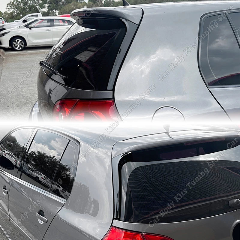 New! For VW Volkswagen 2006 2007 2008 2009 Golf 5 MK5 R32 GTI R Rear Side Spoiler Wing Trim Cover Tail Window Lid Modification