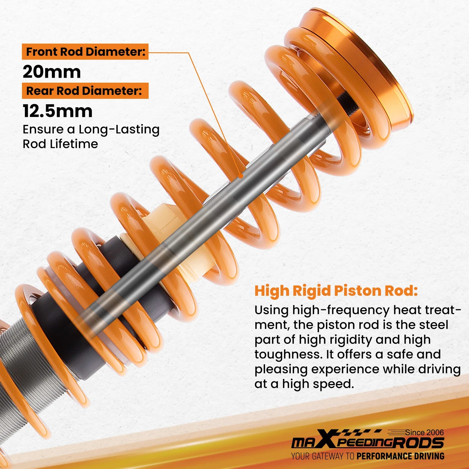 Shock Absorber Coilover Suspension Spring Kits for Ford Focus MK1 98-04 1.8 16V