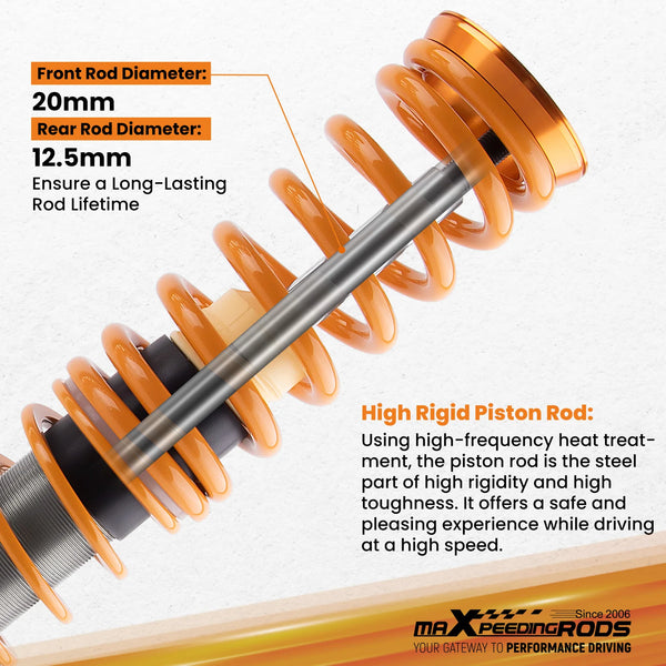 Shock Absorber Coilover Suspension Spring Kits for Ford Focus MK1 98-04 1.8 16V