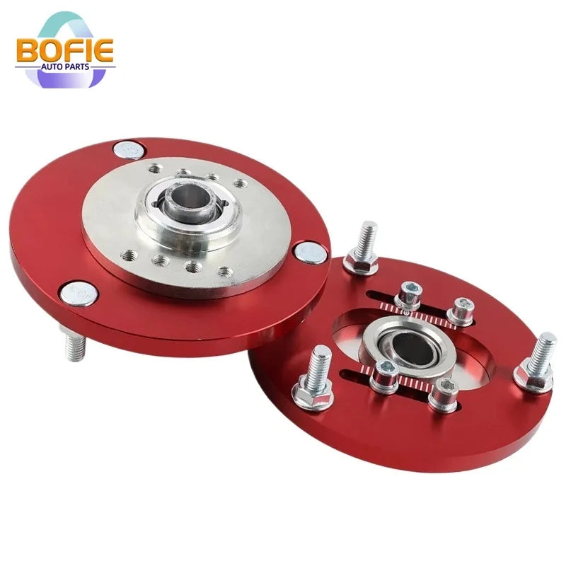 SAP002-RD Red Front Camber Plate Upper Mount For BMW E46 3 Series E36 E30 E36 E46 Z3 Coilover Kit Suspension Top Mounts