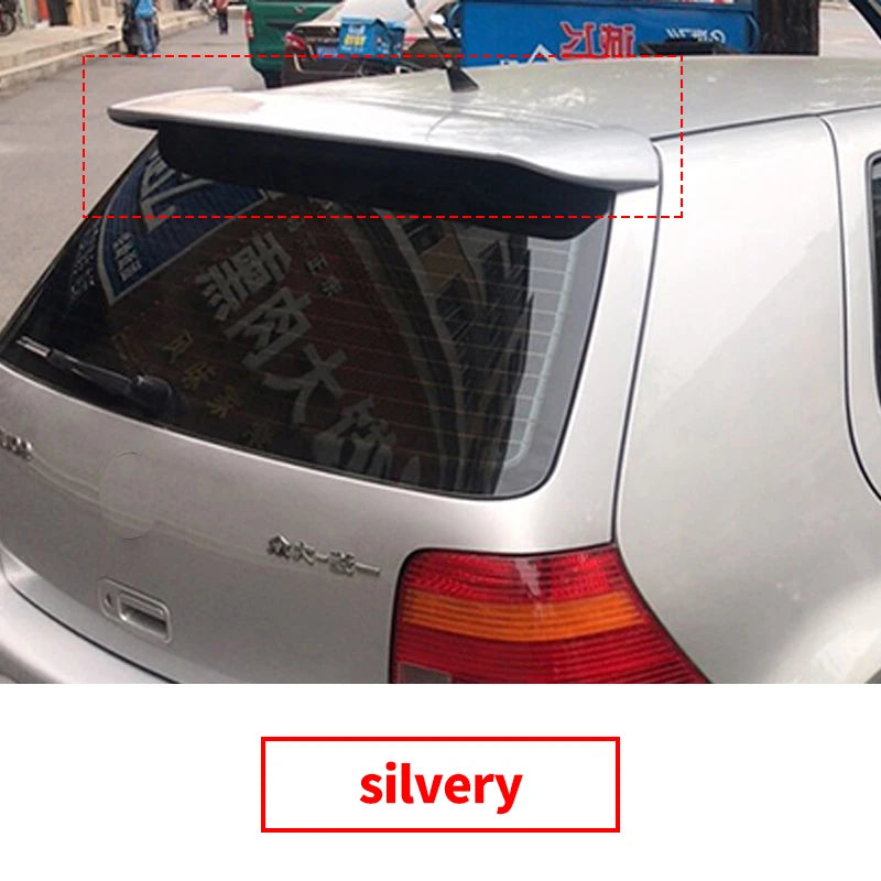 For Volkswagen VW GOLF 4 Roof Spoiler 1998-2004 Mk4 ABS Material Unpainted Color Rear Trunk Lip Spoiler Wing