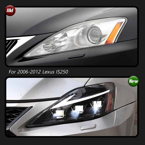 TYPY LED Headlights for Lexus IS350 2006-2012 IS250 IS350C ISF 220d RGB Car Front Lamps Start UP