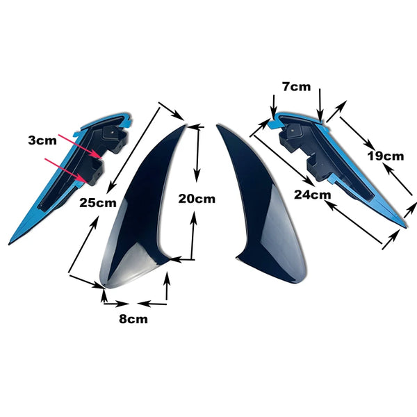 C118 Rear bumper spoiler for mercedes CLA class W118 2019-2020 CLA250 CLA180 CLA200 ABS Trim 2 Pcs CLA45 Style