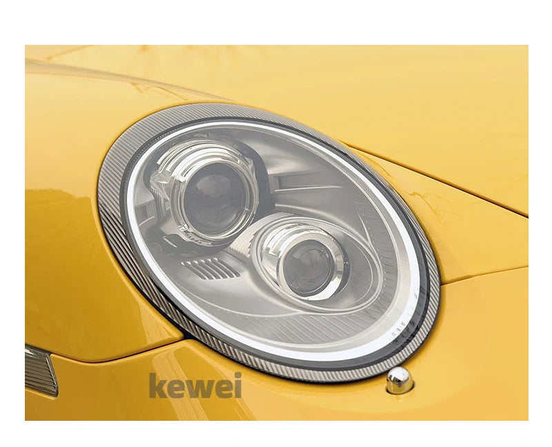For Porsche Carrera 997 911 2005-2011 Headlamp Cover Transparent Shade Lamp Headlight Shell Lens