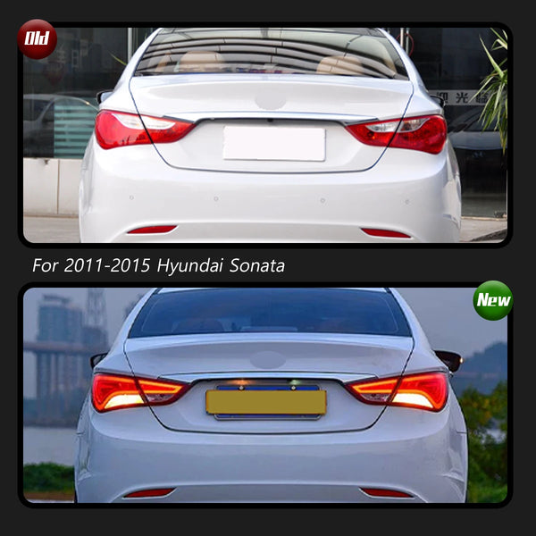 TYPY Car Tail Lights For modern Sonata 2011-2015 LED Car Tail Lamp Daytime Running Lights Car Accessories