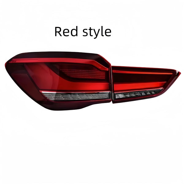 Taillight assembly F48 modified with LED brake lights, old and new models, new lights, and steering specifically designed for BM