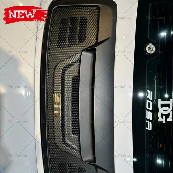 FOR PORSCHE 2012-2016 991.1 CARRERA/TARGA UPGRADE 911R PLASTICS REAR DECKLID GRILLE TRIM BODY KIT FOR CARRERA 4/4S TRUNK GRILLS