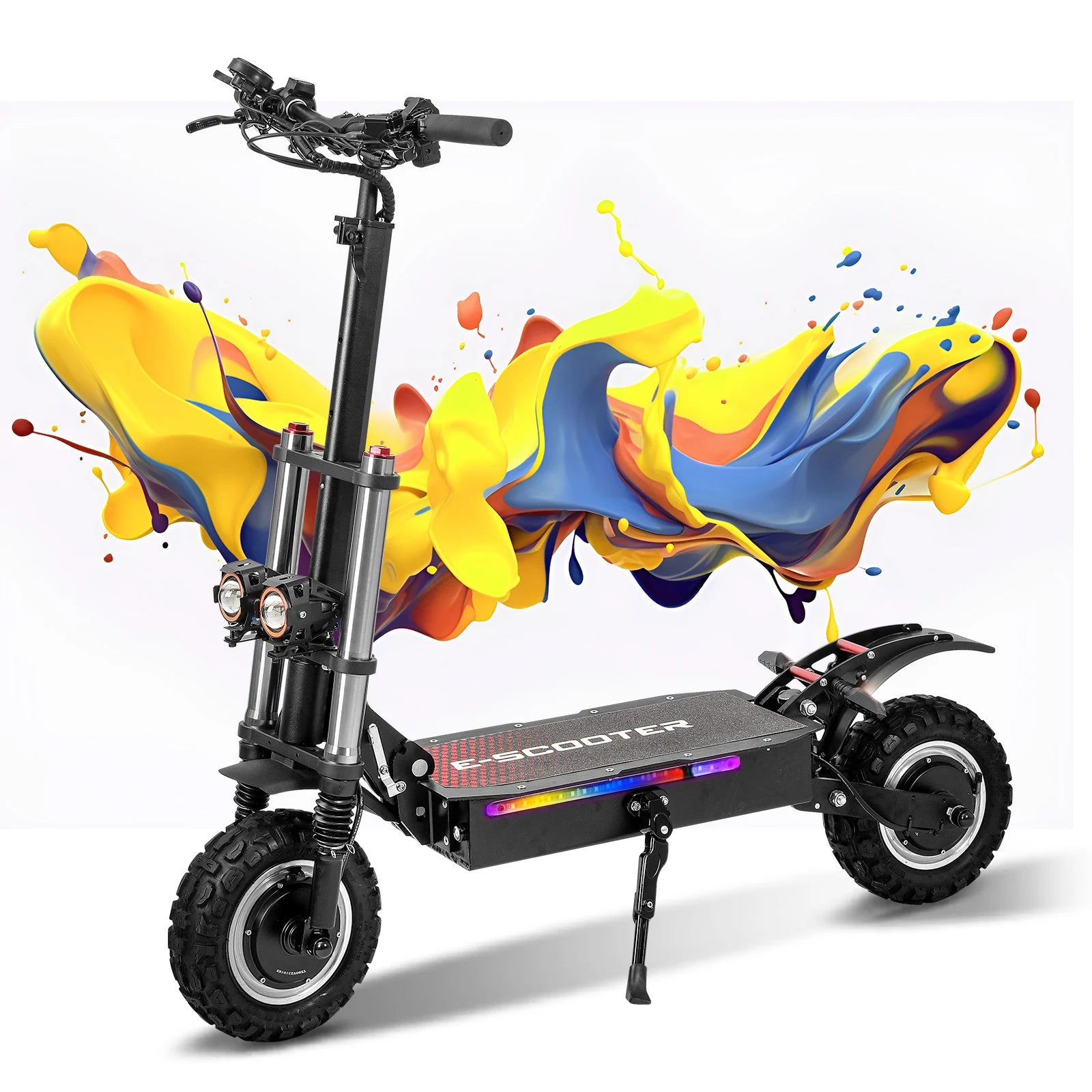 FREEBOY J30max Adult Foldable Escooter 3000W*2 Electric Scooter 60V38AH 11 INCH OFF-ROAD TIRE E-Mountain Scooter