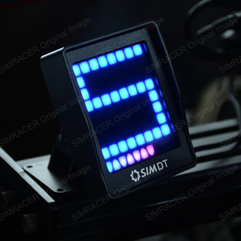 SIMDT PC Simracing Gear Display Dashboard Gear Instrument Panel for Racing Game Accessories for LogtiechG29 Thrustmaster Fanatec