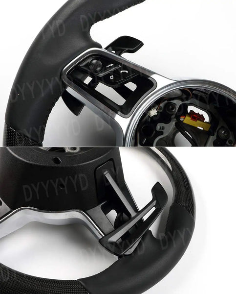 For Porsche 911.2 GT3 RS GT2 Carrera 718 GT4 Cayman Boxster Cayenne GTS Macan Interior Steering Wheel Magnetic Paddle Shift Pad