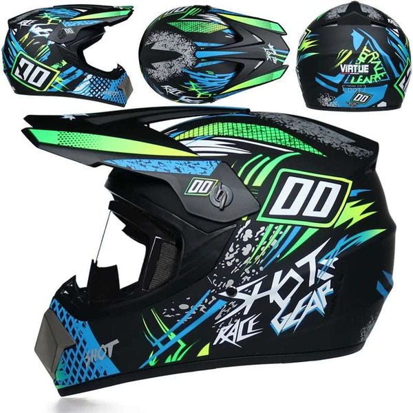 Lionstar Professional Unisex ABS Certified Motocross Helmet