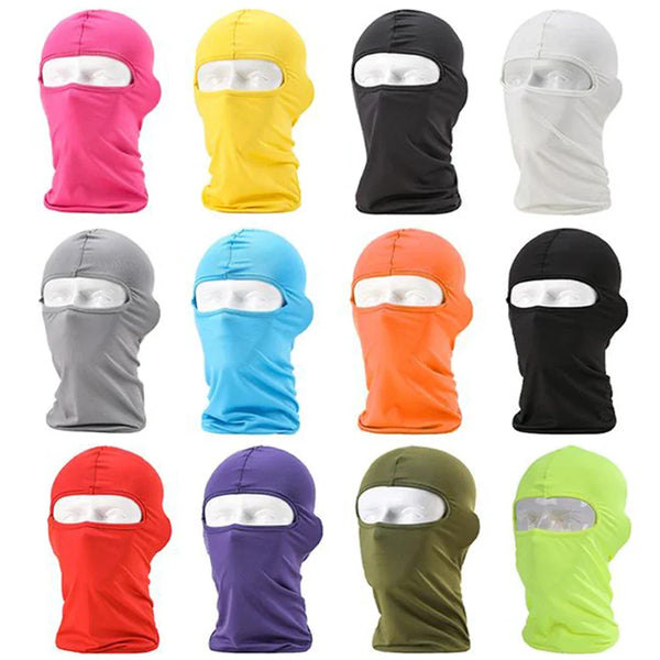 Balaclava Motorcycle Face Mask Moto Helmet Bandana Hood Ski Neck Full Face Mask Windproof Dustproof Face Shield Men's Biker Mask