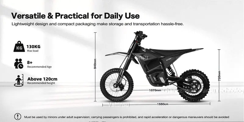 VALTINSU EM-5 48V 2500 W 30Mph Full Size Performance Electric Dirt Bike All Terrain Ebike