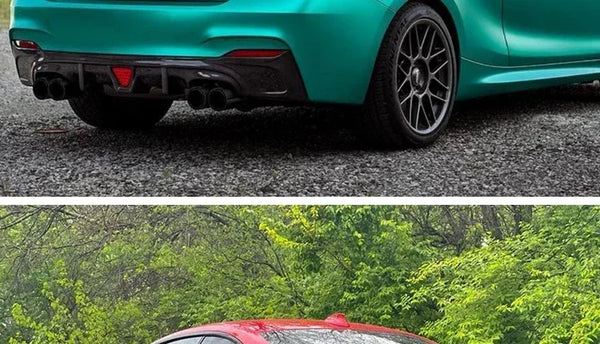 MP M4 PSM Style Rear Bumper Spoiler Lip for BMW 2 Series F22 F23 F87 2014-2021 Roof Trunk Wing Tail Top Wing Rear Wing