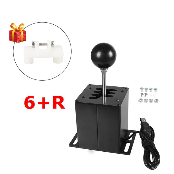 PC USB H Gear Shifter For Logitech G27 G29 G25 G920 For Thrustmaster T300RS/GT Shift Knob For ETS2 Simracing Racing Game