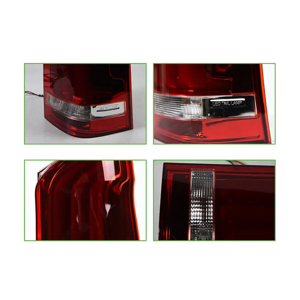 Pair Of Car Tail Light Assembly For Benz Vito V260 2016-2022 LED Brake Flowing Water Flicker Plug and Play Tail Lamps Taillights