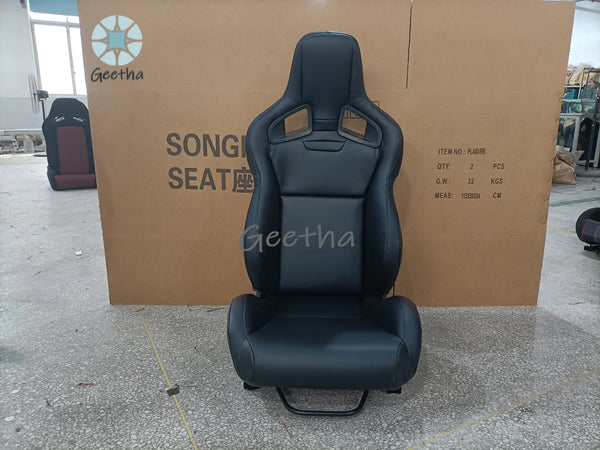 JIABEIR 1039R Luxury Leather Racing Bucket Car Seats PVC Sport Seat Adjustable and Comfortable Design for BMW Honda Vehicles