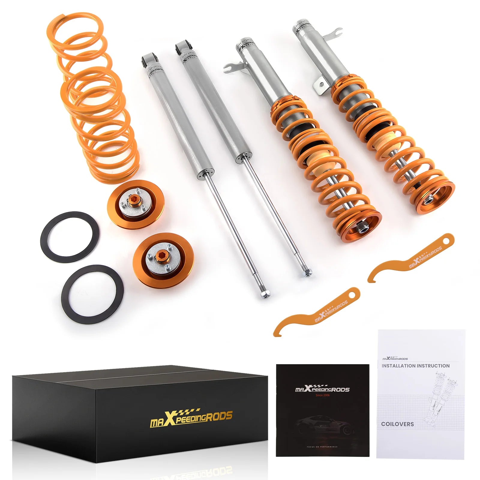Shock Absorber Coilover Suspension Spring Kits for Ford Focus MK1 98-04 1.8 16V