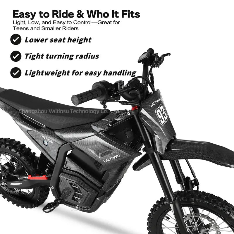 VALTINSU EM-5 48V 2500 W Off-Road Electric Dirt Bike All Terrain Electric Pit Bike