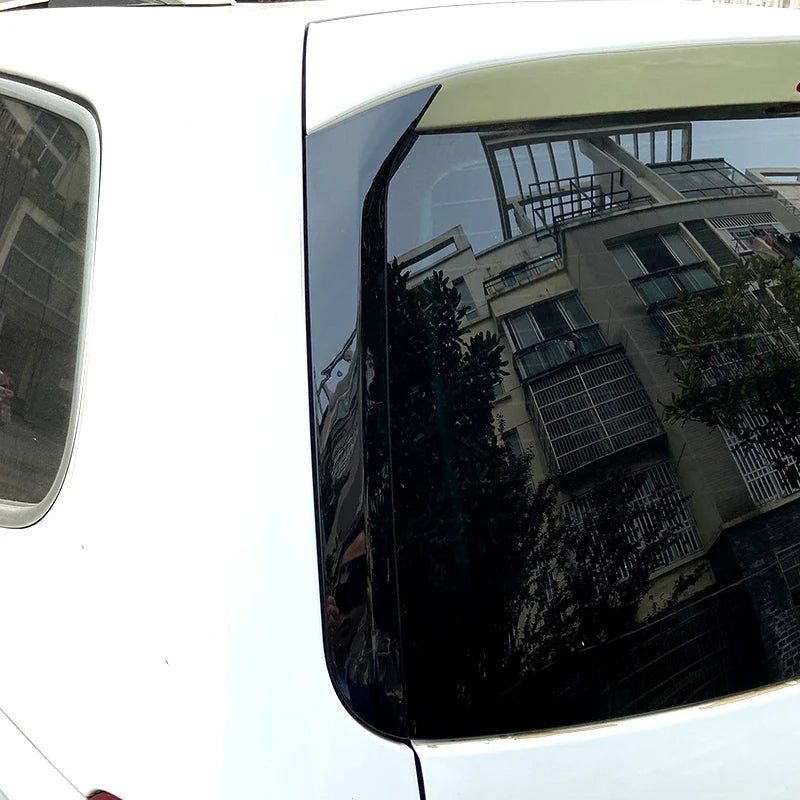 Gloss Black Car Rear Window Side Spoiler Diffuser Splitters Cover Canards Splitter Stickers For Volkswagen VW Sharan 2011-2020