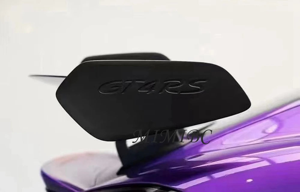 FOR Porsche Cayman 718 981 Boxster GT4 RS Style Car External Decoration Rear Trunk Wing Carbon Fiber Rear Spoiler Tail Wings