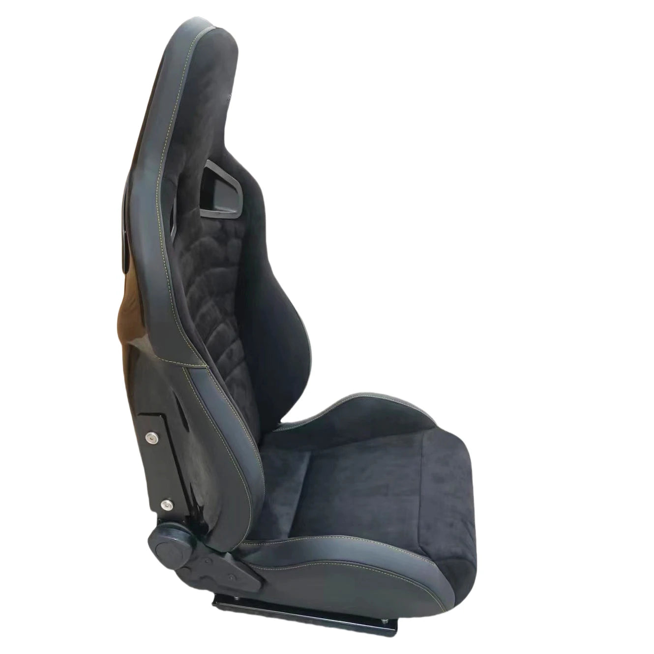 Customizable racing seats High quality Universal Slider Black Suede Fiberglass Back Bucket Racing Seats