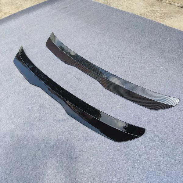 ABS Glossy Black Carbon Lip Spoiler For Seat LEON MK3 FR 2012-2020 5Doors Hatchback Universal Car Tail Wing Decoration