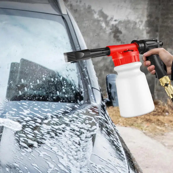 Foam Cannon for Garden Hose – 1L Handheld Pressurized Soap Foam Sprayer