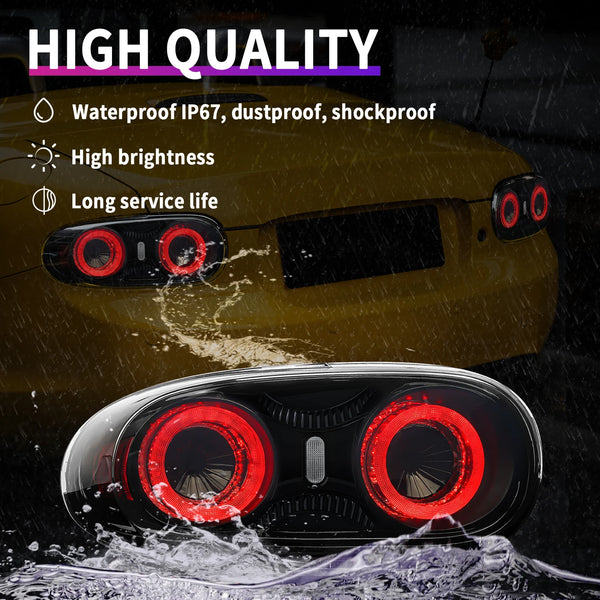 NC LED Tail Lights For Mazda MX-5 MX5 NC2 NC3 2008-2015 Tail Lights Rear Fog Lamp Brake + Reverse Lights Sequential Turn Signal