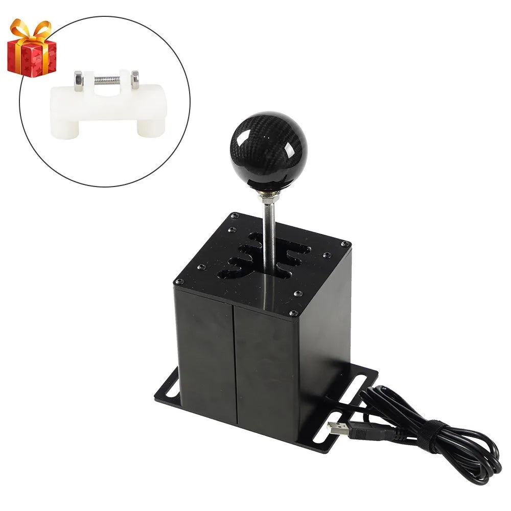 PC USB H Gear Shifter For Logitech G27 G29 G25 G920 For Thrustmaster T300RS/GT Shift Knob For ETS2 Simracing Racing Game
