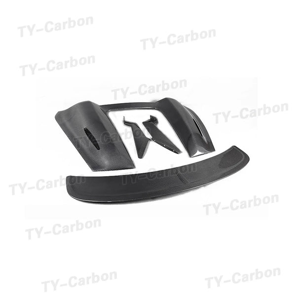 Real Carbon Fiber Car Rear Trunk Wing Spoiler for Porsche Boxster 718 2017-2021 Coupe Car Rear Wing GT Spoiler FRP Boot Lid