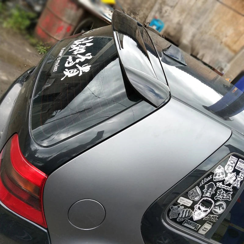 For Volkswagen VW GOLF 4 Roof Spoiler 1998-2004 Mk4 ABS Material Unpainted Color Rear Trunk Lip Spoiler Wing
