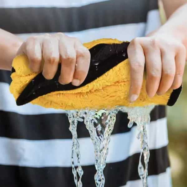 1/2/5 pcs ultra-fine fiber cleaning towels car cleaning cloth professional details car drying and washing towel accessories