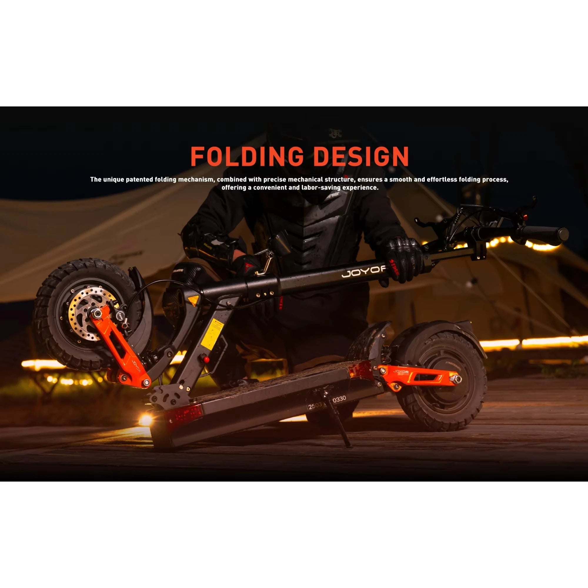 JOYOR T10 Electric Scooter for adults 2000W Dual Motor 60V18Ah Battery 10 Inch Tire Hydraulic Brake Electric scooter Foldable