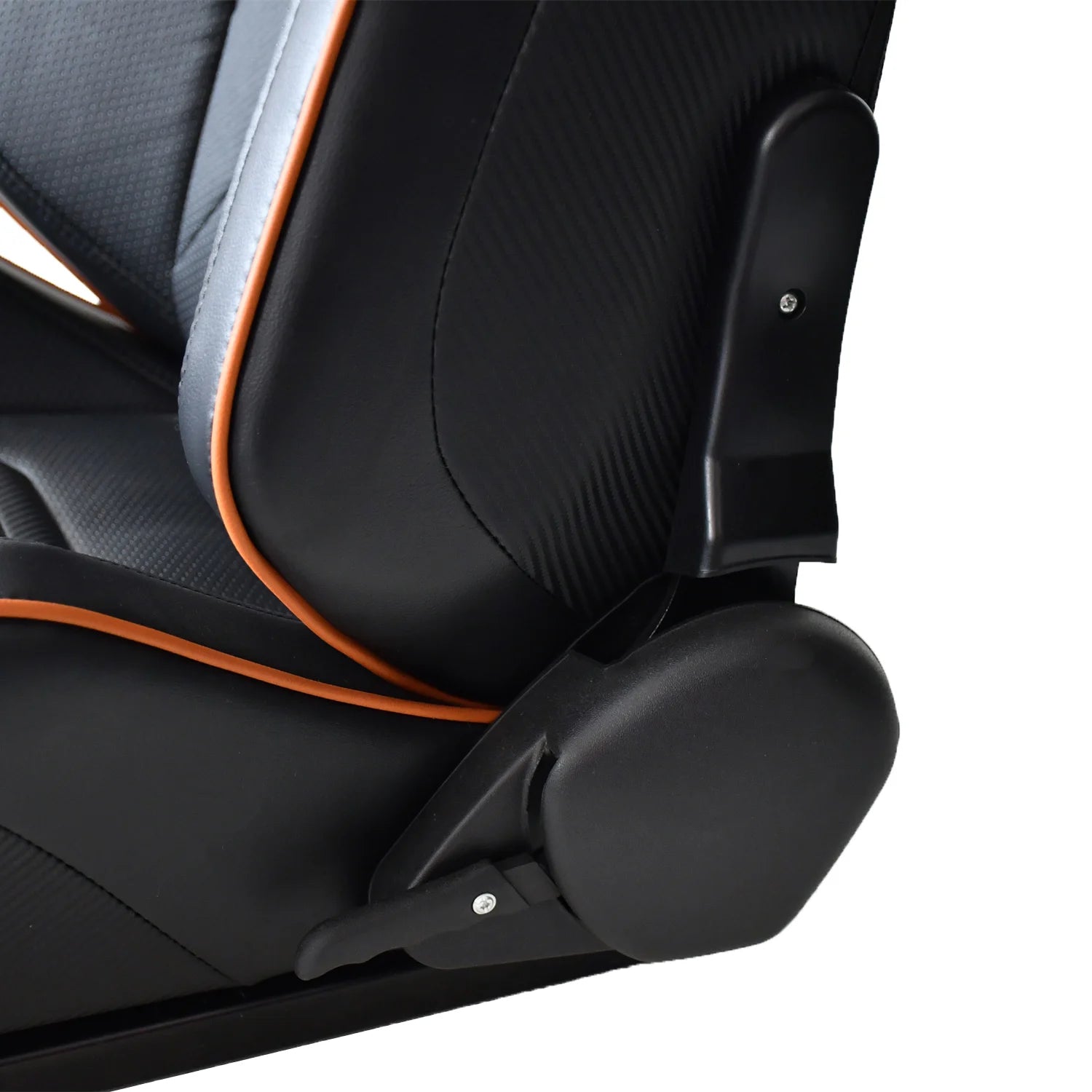 Tiypeor Double Slide Modified Car PVC Leather Race Seats Reclining Universal Racing Seat