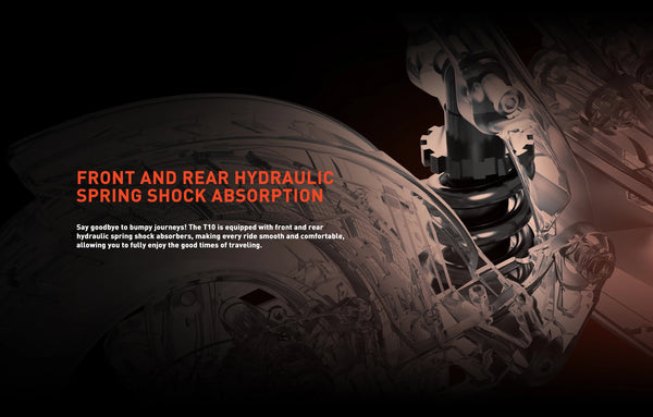 JOYOR T10 Electric Scooter for adults 2000W Dual Motor 60V18Ah Battery 10 Inch Tire Hydraulic Brake Electric scooter Foldable